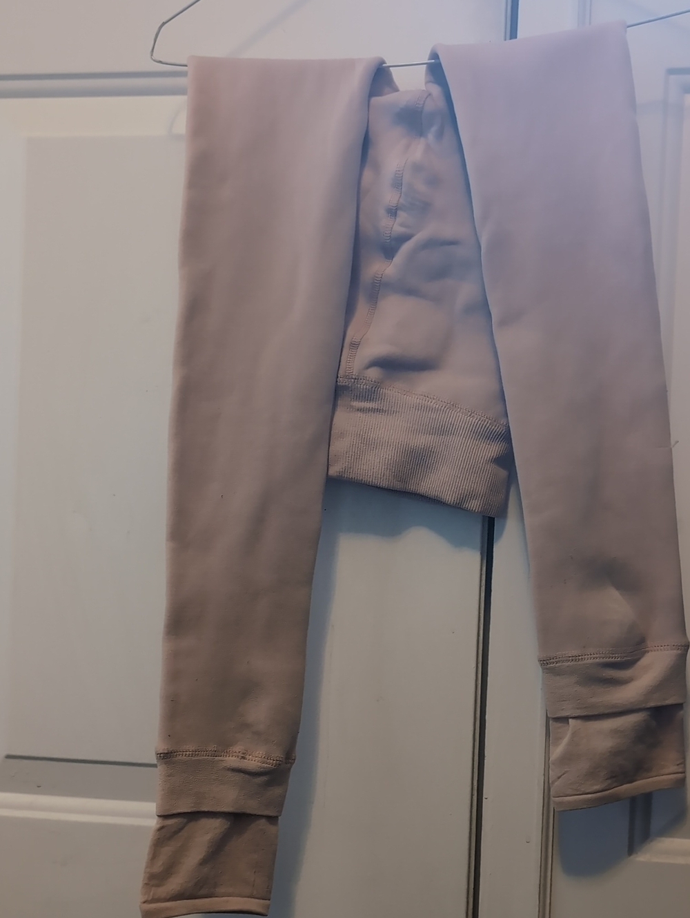 High-Waist Nude Insulated Leggings